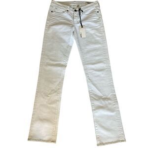 ROGAN NEW WITH TAGS SLIM JEAN CLAYSTONE WHITE SIZE 26